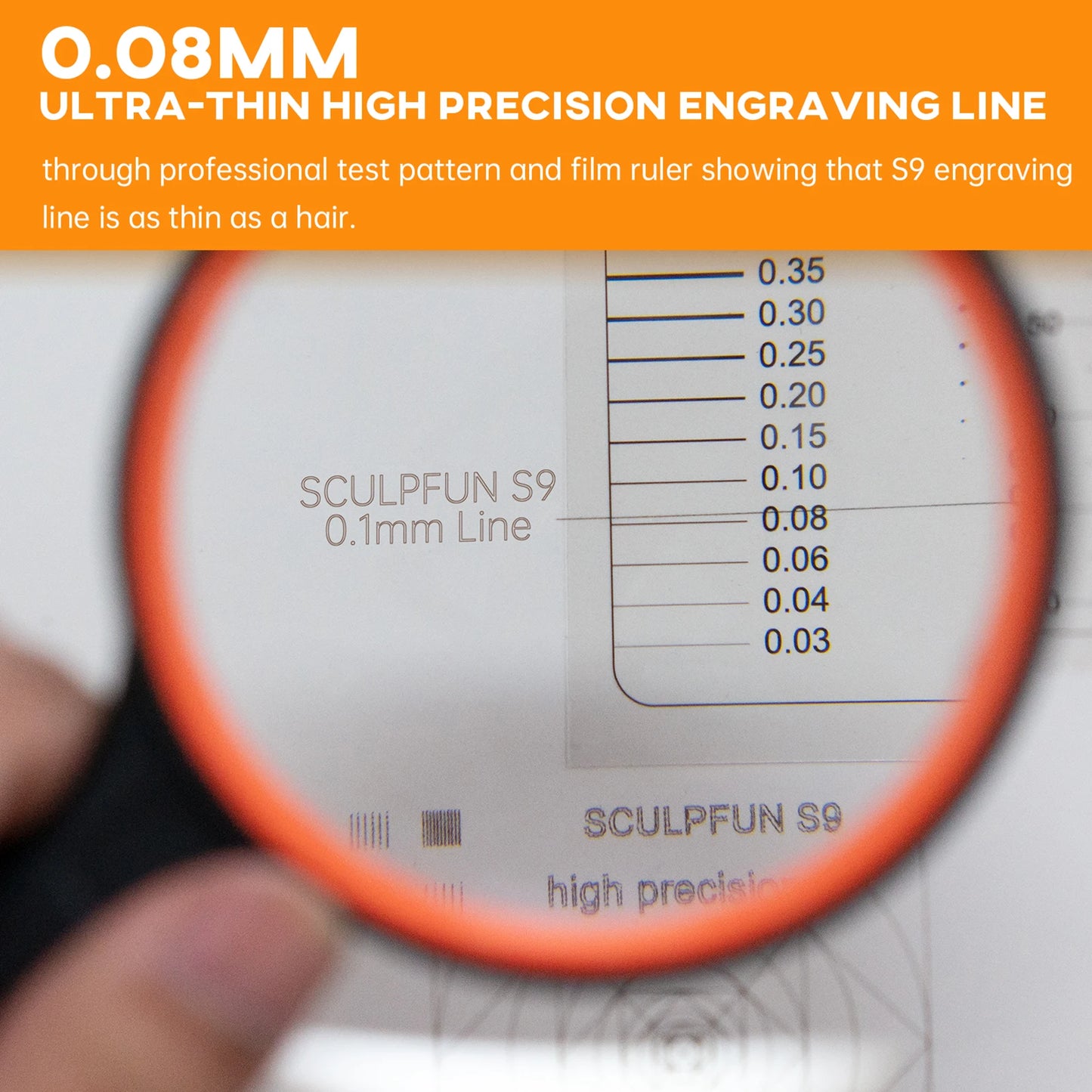 SCULPFUN S9 90W Effect Laser Engraving Machine Ultra-thin Laser Beam Shaping Technology Acrylic Engraver Cut Machine 410x420mm
