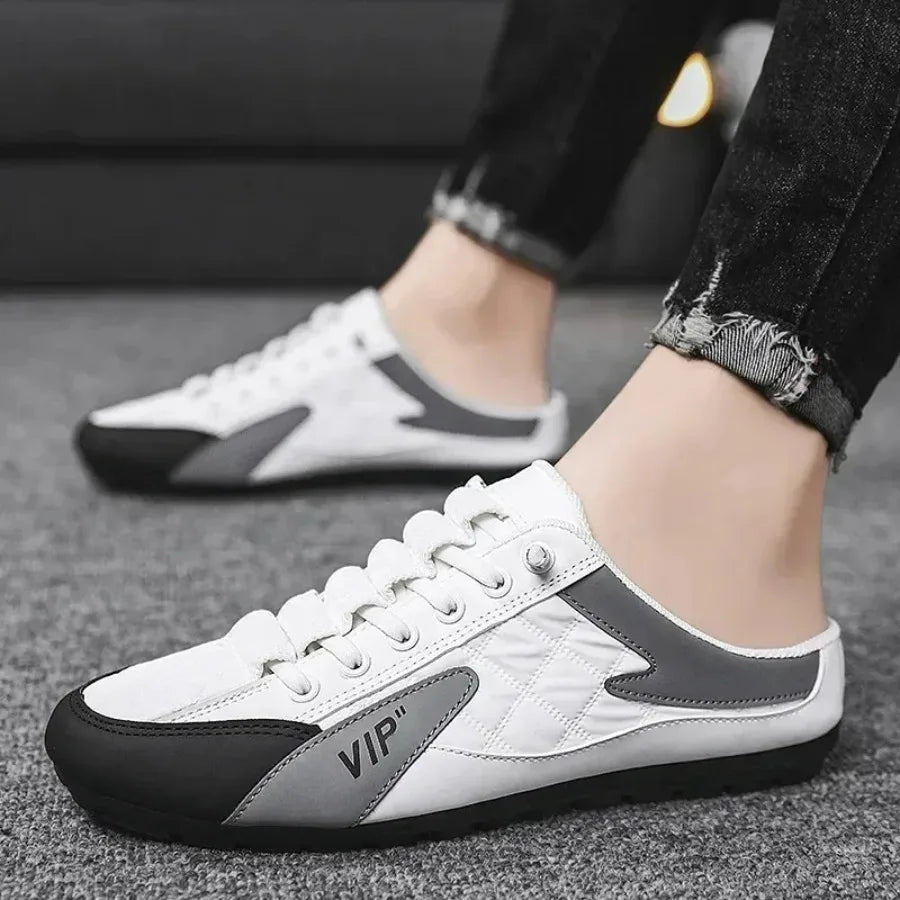 2025 Summer Slippers for Men Trendy Men's Flat Bottom Casual Shoes Soft Sole Support Shoes Men's Sneakers Zapatos De Hombre - Belvar