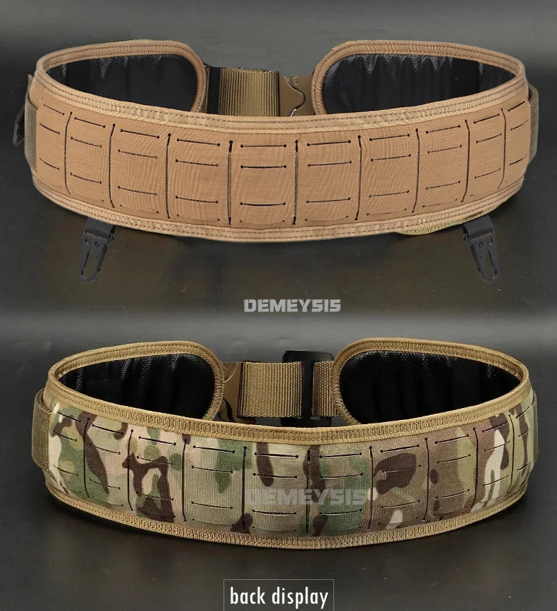 Tactical Padded Belt Airsoft CS Combat Molle Airsoft Belts Duty Paintball Waist Belt War Game Hunting Accessories