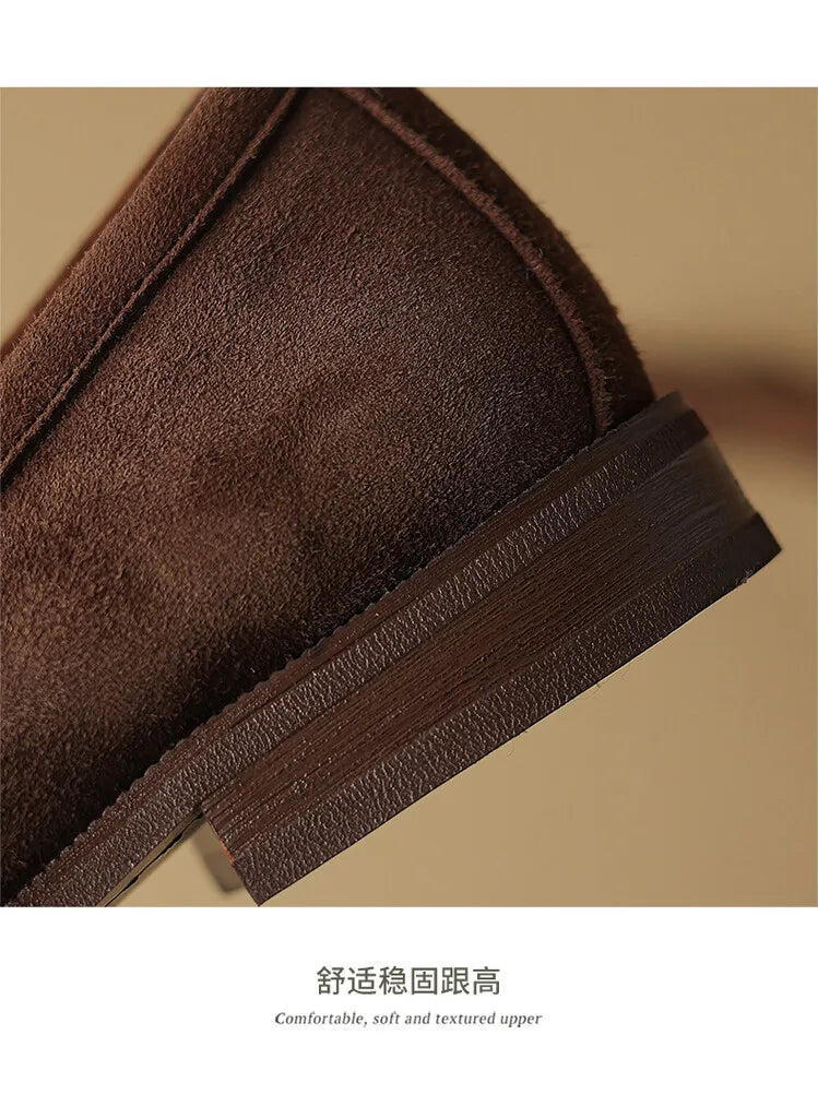Shoes for Women 2024 Summer Brown Casual Flats Ladies Shoe Fashion Suede Loafers Soft Sole Non-Slip Feminino Zapatos Mujer - Belvar