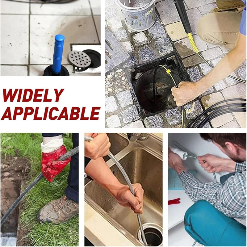 Sewer Cleaning Tool Pipe Unclogger Nozzle 1/4 Quick Connector Pressure Washer Sewer Jetter Nozzle for Drain Jetting Hose 5000PSI