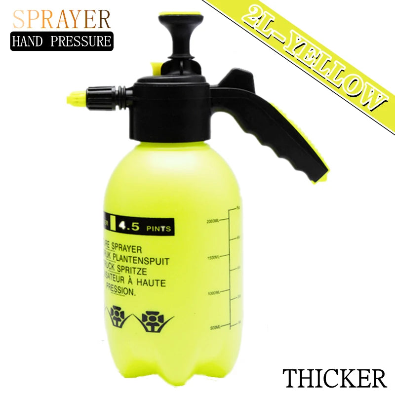 0.8-3L Hand Pressure Sprayer Air Pump Spray Bottle for Gardening Car Cleaning Disinfection Water Sprayer Garden Irrigation Tools