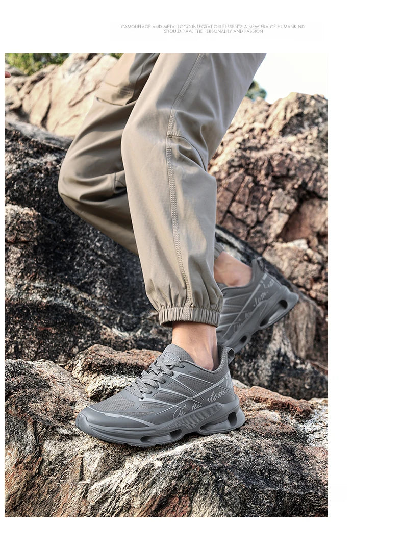 Men'S Sports Shoes Are Hot Selling Shock-Absorbing Lightweight Comfortable Breathable Outdoor Wear-Resistant Running Shoes - Belvar