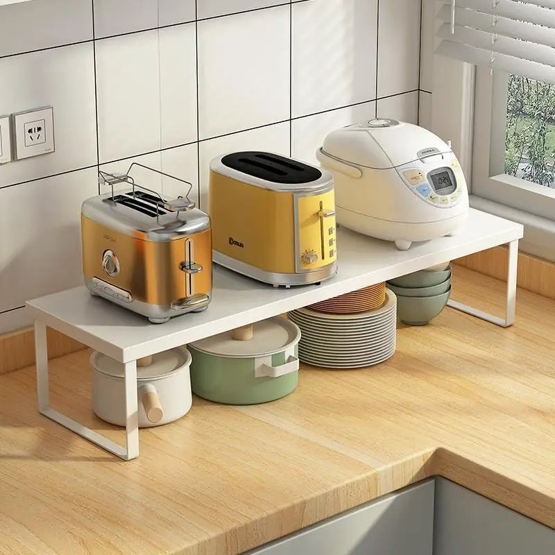 Kitchen Desktop Shelf Layered Storage Partition Small Racks for Storing Dishes Seasonings Home Storage Holders Organization