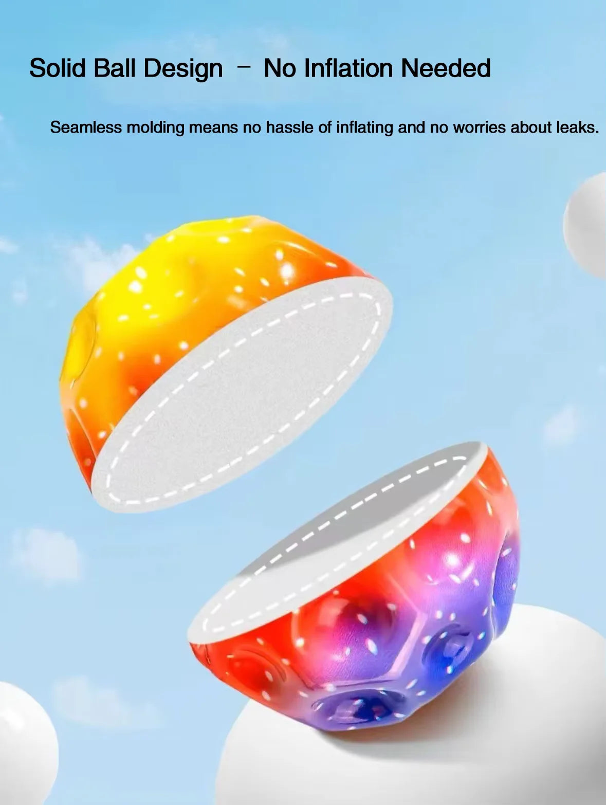 Unpress Toys Wrist High Elastic Hole Hole Moon Stone Foam Swing Ball Children Adult Sports Gifts