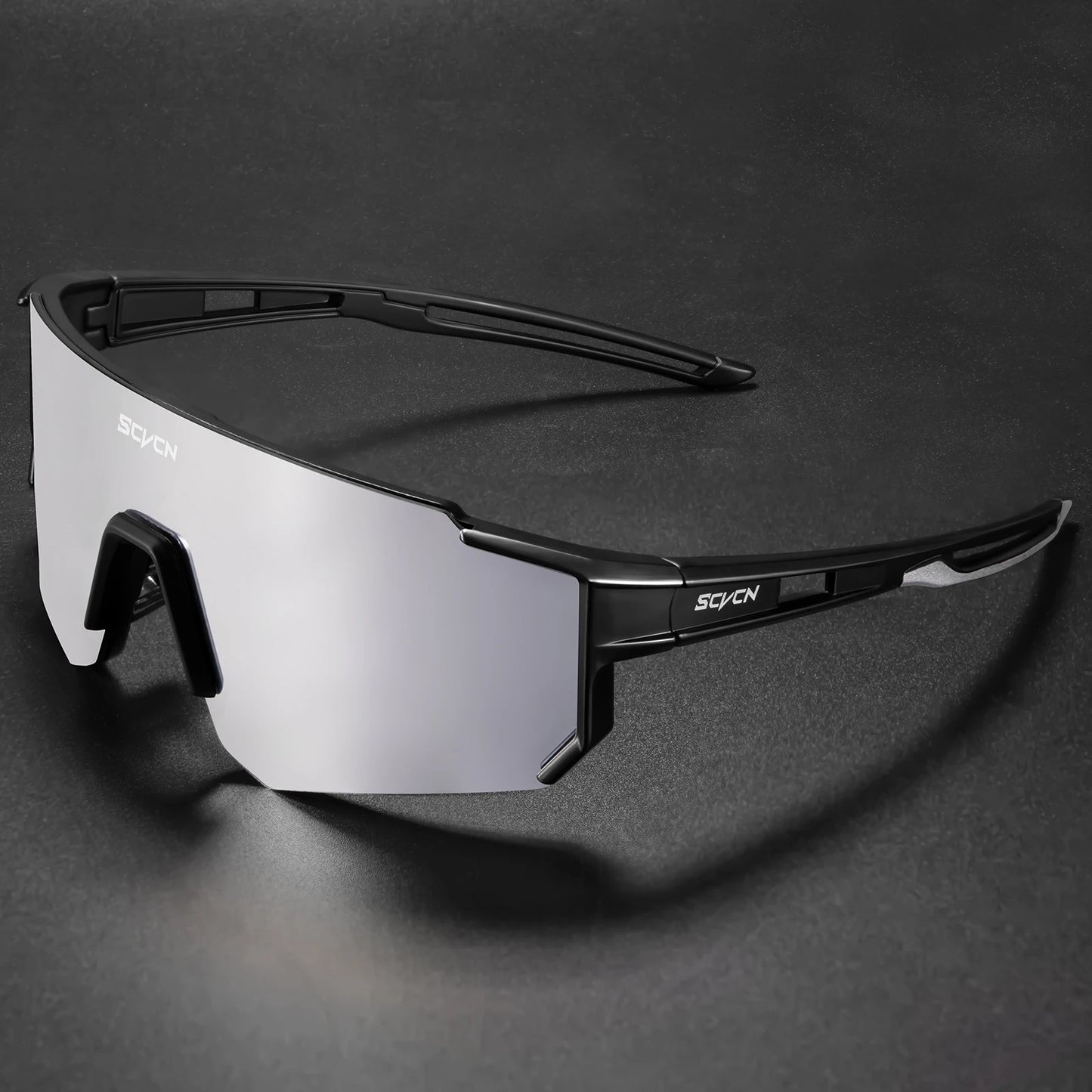 SCVCN Sunglasses for Men Sport Cycling Glasses Bike Mountain Bicycle Hiking Camping Golf UV400 Protection Glasses Women Baseball