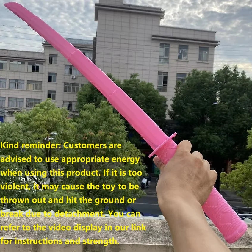 3D kids Gravity Knife Katana Stretchable Cos Decompression Creative Retractable Toy 3D Printing Gravity Sword Gifts For Friend