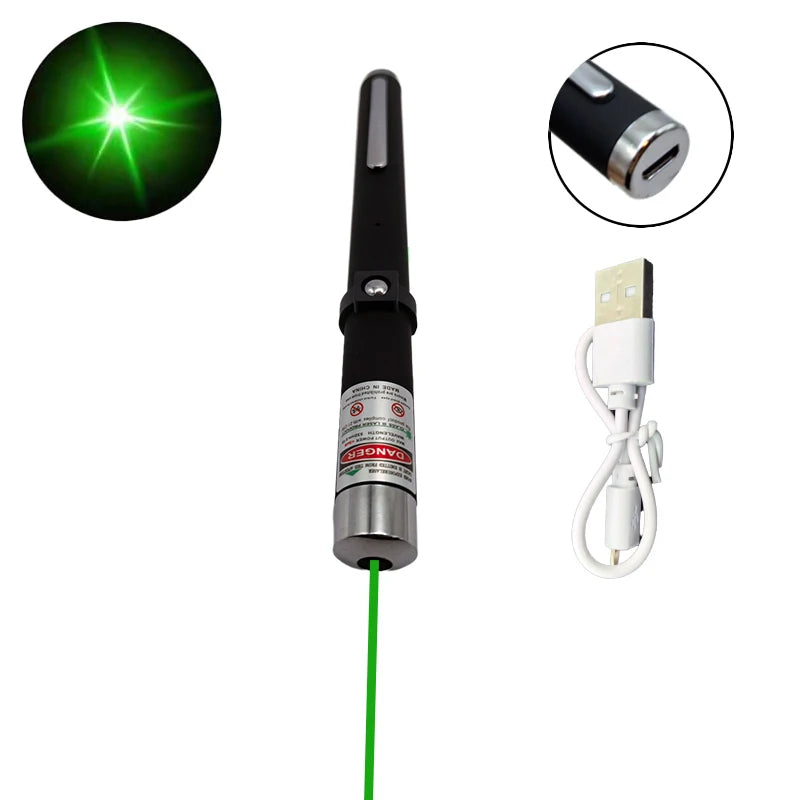2-in-1 Mini Laser Pointer, LED Pet Training Flashlight, Scratching Toys for Pets and Cats, Christmas Gifts