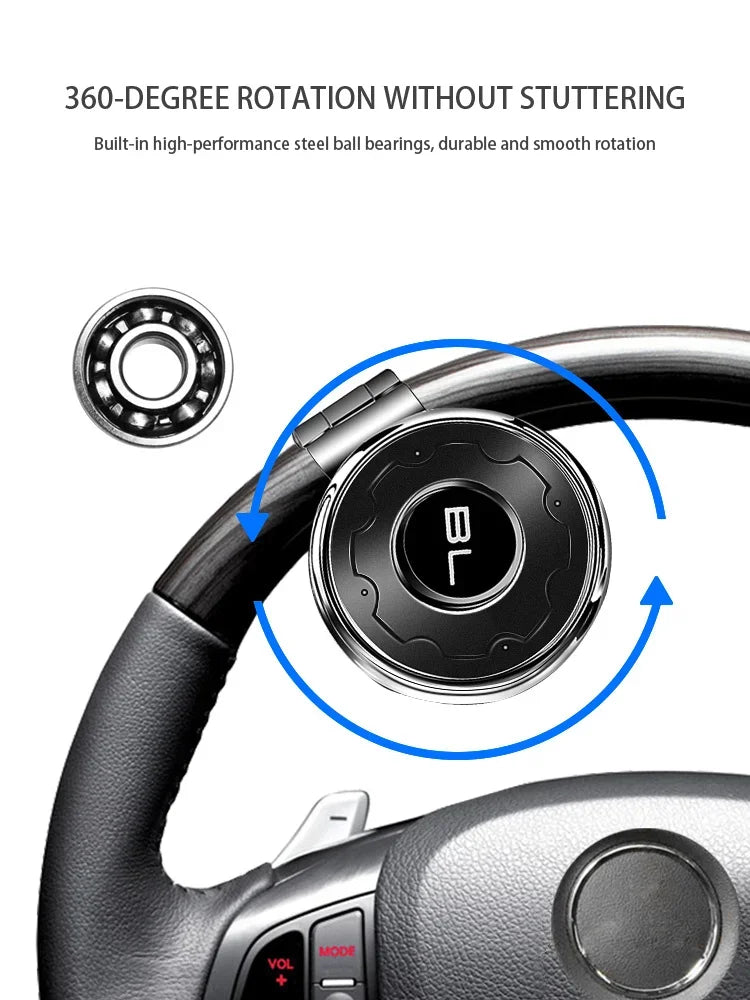 The Car Power Steering Ball With Bearings, Truck Handle Steering Wheel Auxiliary Power Steering Universal Model.