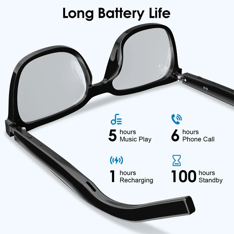 Xiaomi M10 ProA Bluetooth Smart Glasses With Interchangeable Lenses Magnetic Sunglasses Anti blue Light UV Protection Sunglasses