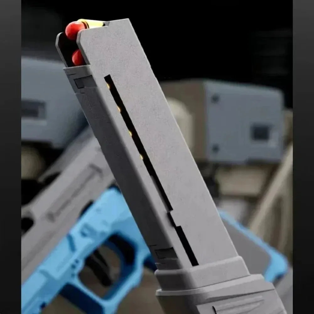 Soft Bullet Airsoft Sig17 Throwing Shell Toy Gun Outdoor Sports CS Game Empty Hanging Weapon Pistol for Kids Boys Birthday Gift