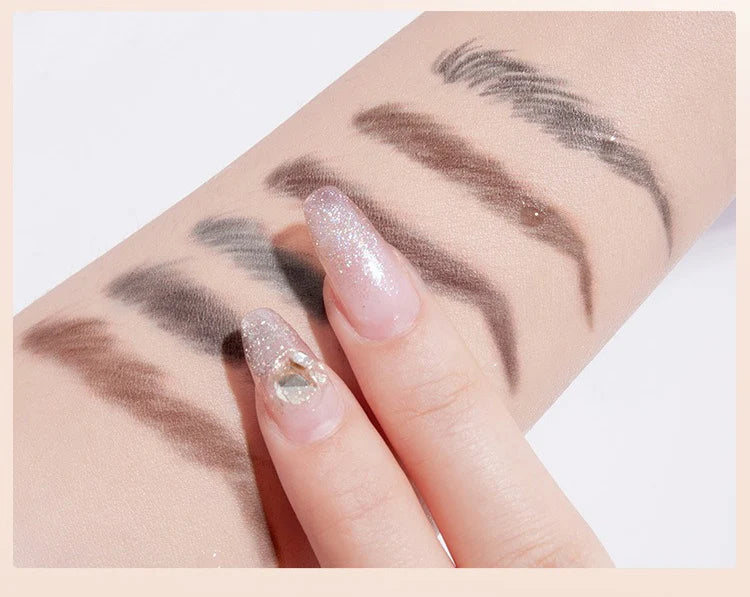 1/3/5/10pcs Ultra-fine Eyebrow Pencil 2mm Line Smooth Soft Eyebrow Pencil Brown Waterproof Long Lasting Make-up Pen with Brush
