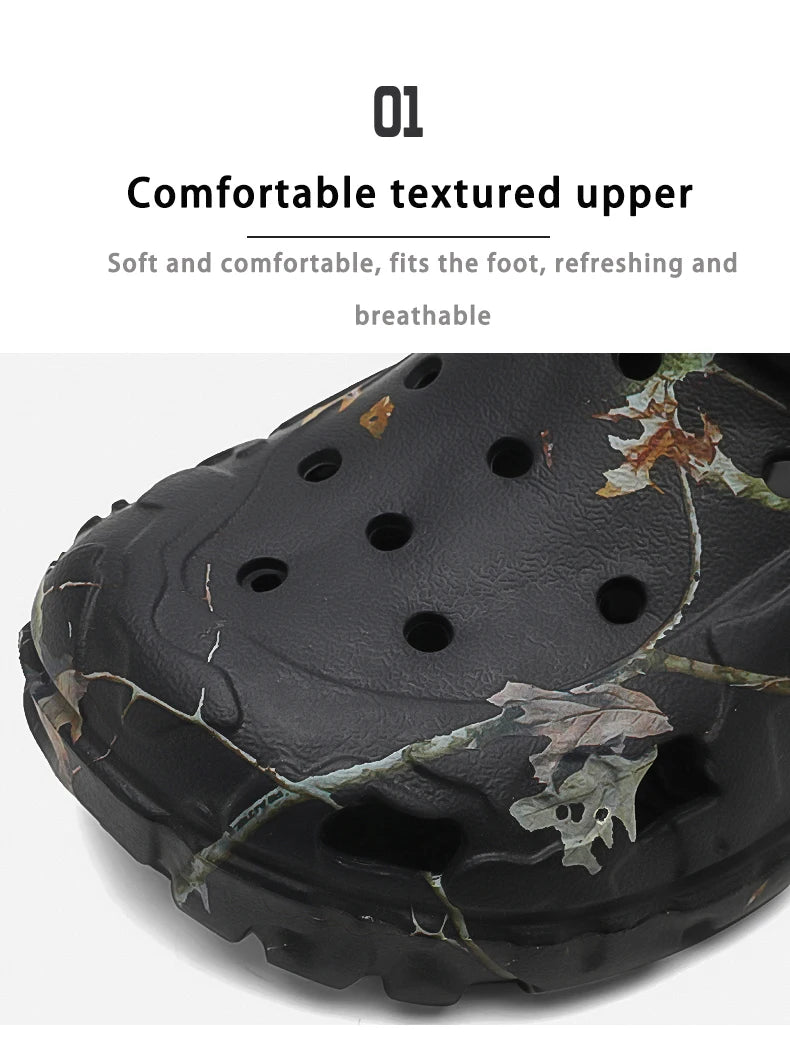 Men Slippers High Quality Classic Outdoor Anti-Slip Garden Shoes Lightweight Fashion Casual Sandals Sandals for Men Platform - Belvar