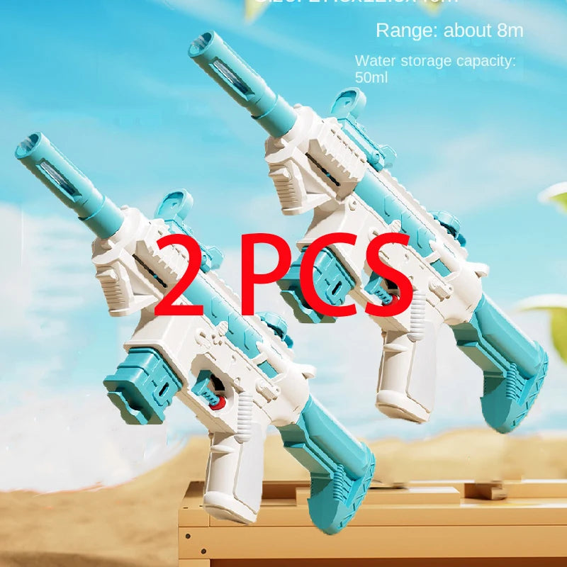 Summer Water Gun M416 non Electric Pistol High-pressure Full Automatic Shooting Water Beach Toy Gun For kid Children Boys Girls