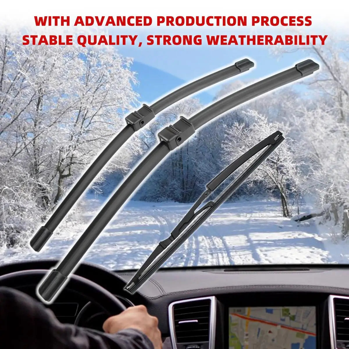 1/2/3/4/6PCS Car Wiper For Alfa Romeo 147 937 2005-2010 Front Rear Wiper Blades Brushes Cutter Auto Accessories 2007 2008 2009