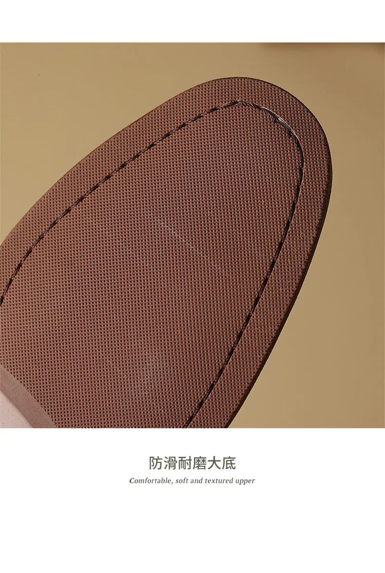 Shoes for Women 2024 Summer Brown Casual Flats Ladies Shoe Fashion Suede Loafers Soft Sole Non-Slip Feminino Zapatos Mujer - Belvar