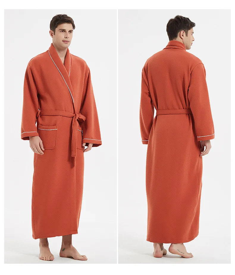 Women Bathrobe Cotton Thick Sleepwear Winter Warm Robe Dressing Gown Casual Long Sleeve Bathrobes Home Wear Clothes Kimono Robe