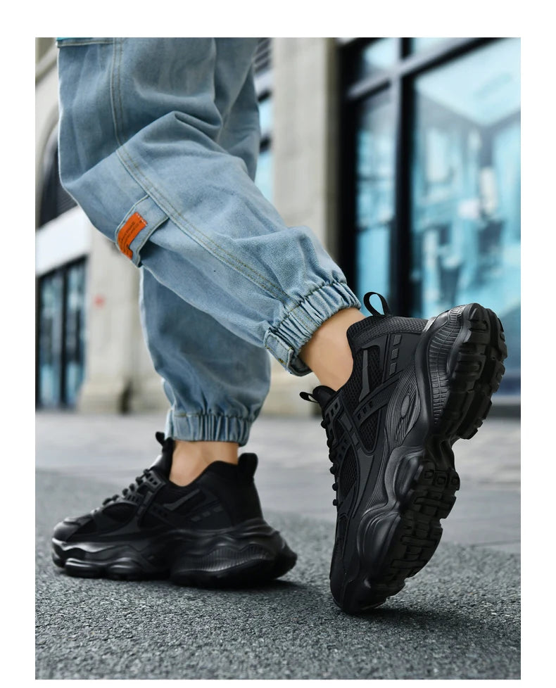 Men's Shoes Cool Platform Running Sneakers Men Fashion Good Large Size 48 Street Athletic Walking Sneakers For Men High Quality - Belvar