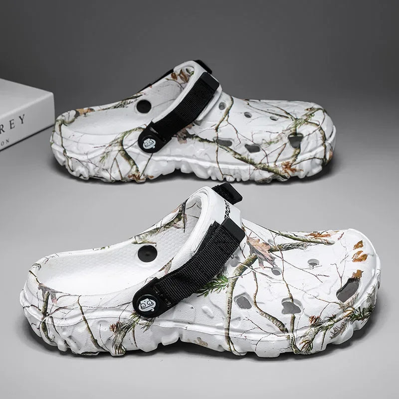2025Men Slippers High Quality Classic Outdoor Anti-Slip Garden Shoes Lightweight Fashion Casual Sandals Sandals for Men Platform - Belvar