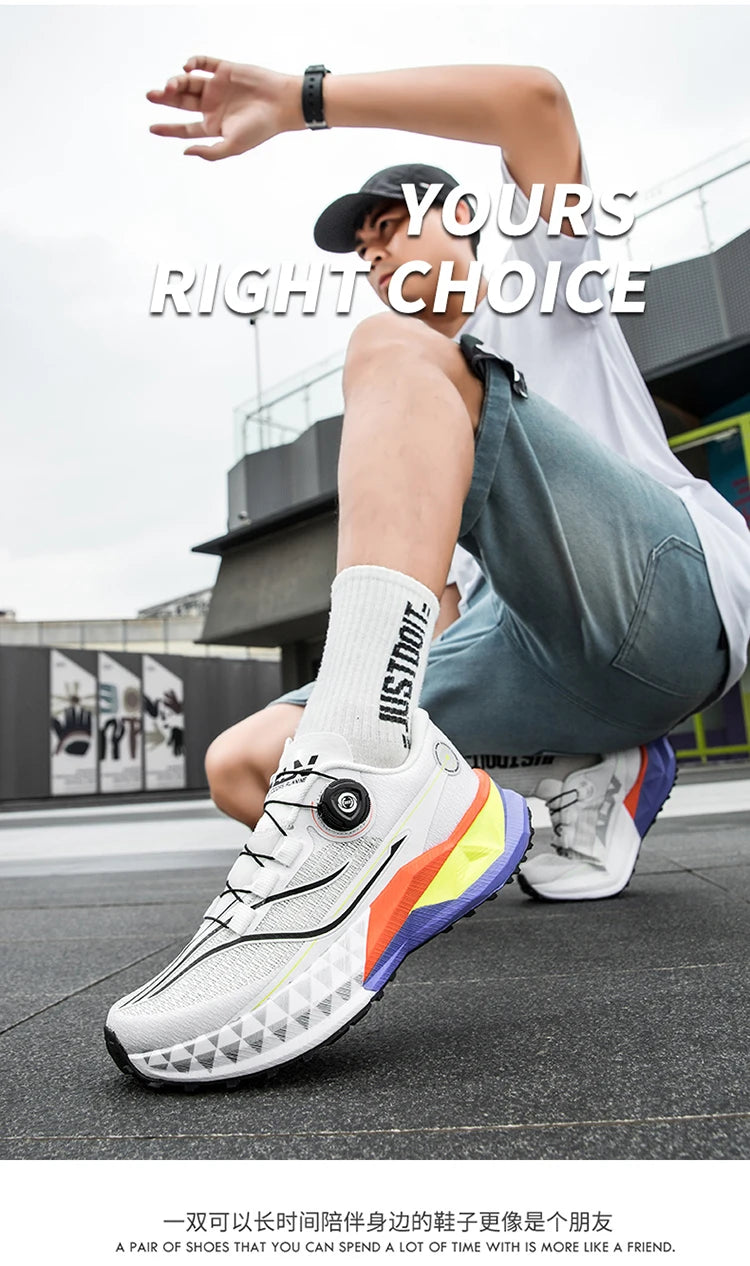Steel-toed shoesMen's Running Shoes Fashionable Casual Large Size Summer Breathable Mesh Surface Wear Resistant Lightweight Spor - Belvar