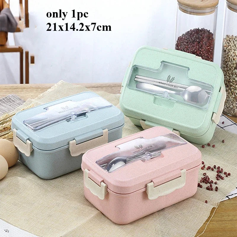 304 Stainless Steel Thermal Lunch Box Office Worker Bento Box Single/Double Layer Student Children Food Storage Container Store