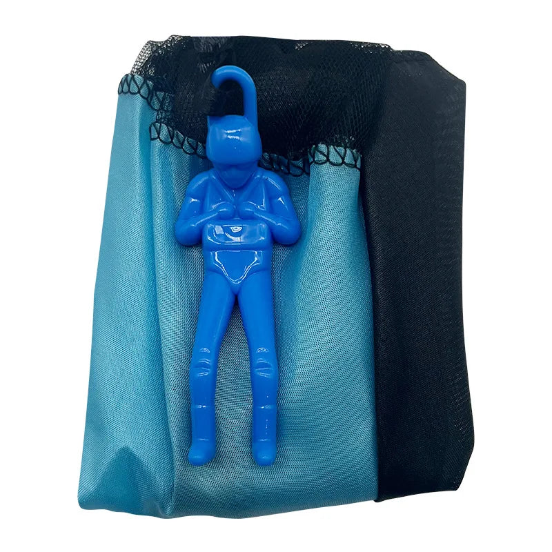 1/6 Sets Hand Throwing Parachute Kids Outdoor Funny Toys Game Play Toys for Children Fly Parachute Sport with Mini Soldier Game