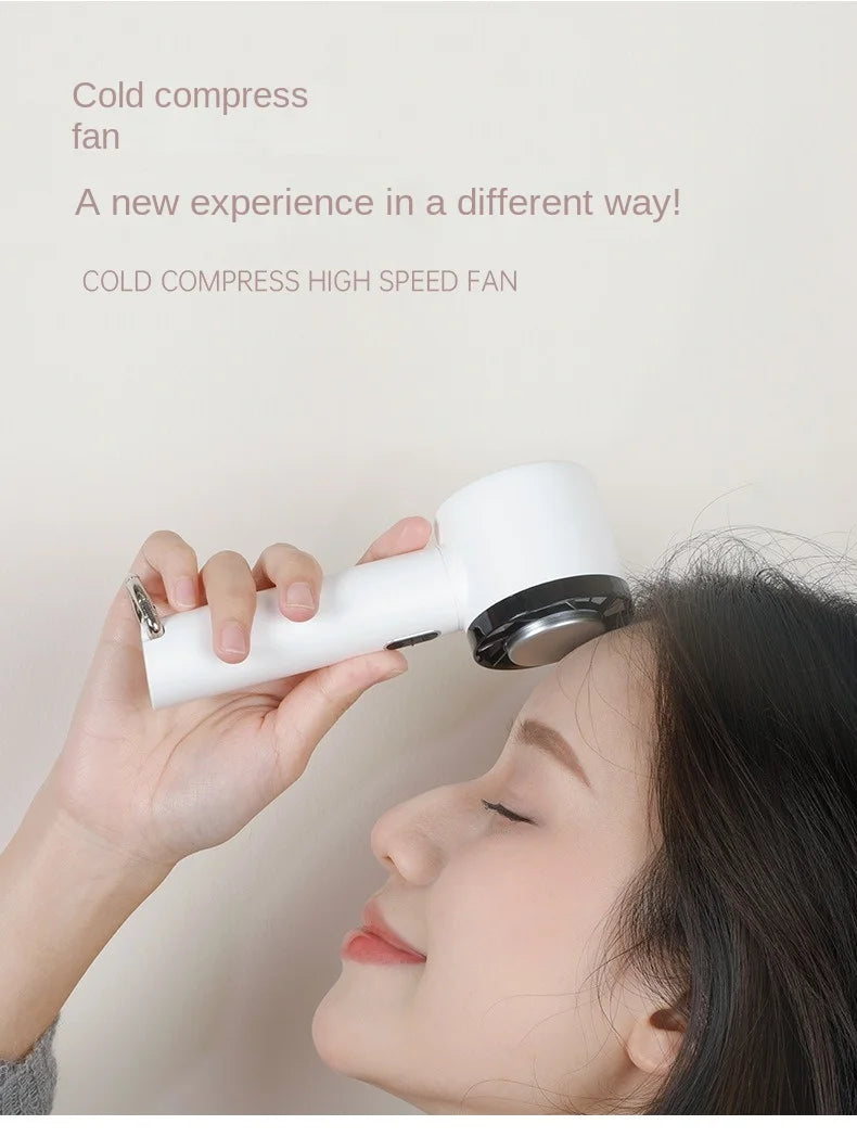 Portable Hand Fan Cooling refrigeration Hanging backpack small fan outdoor 2000mAh usb Rechargeable Handheld Fan