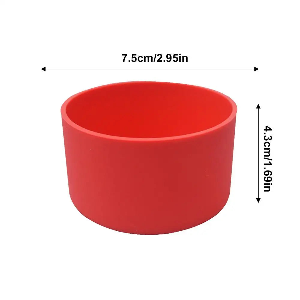 Water Bottle Silicone Boot Cover Silicone Water Bottle Boot Anti-Slip Bottom Cover Bottle Tumbler Boot Water Bottle Accessories