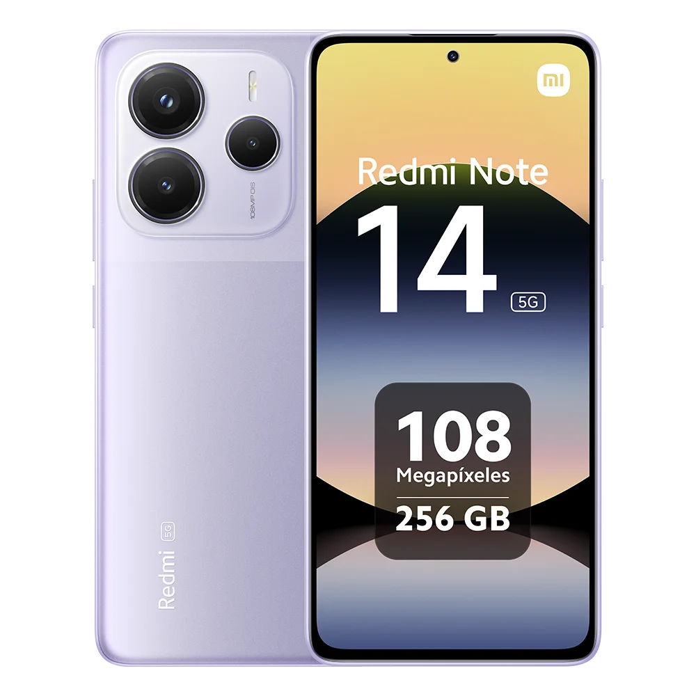 Xiaomi Redmi Note 14 5G European Version 8+256GB Dimensity 7025-Ultra AMOLED Display 6.67" 120Hz 108MP Main Camera OIS 45W Charging, IP64, NFC
