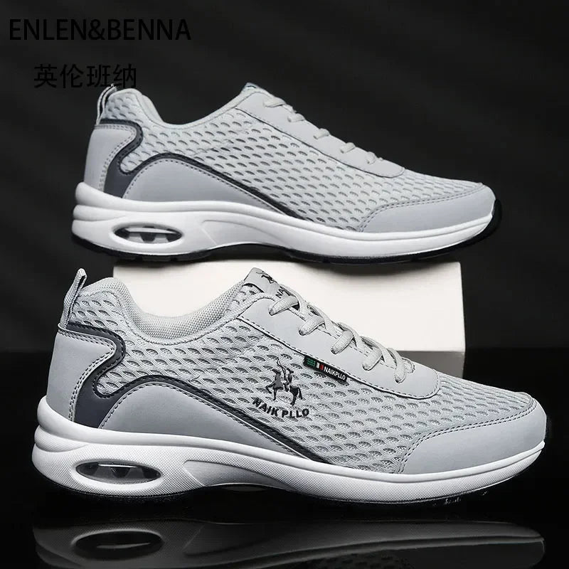 Shoes for Men's Casual Sports Shoes Fashion Breathable Outdoor Running Sneakers Comfortable Summer Walking Shoes Man Footwear - Belvar