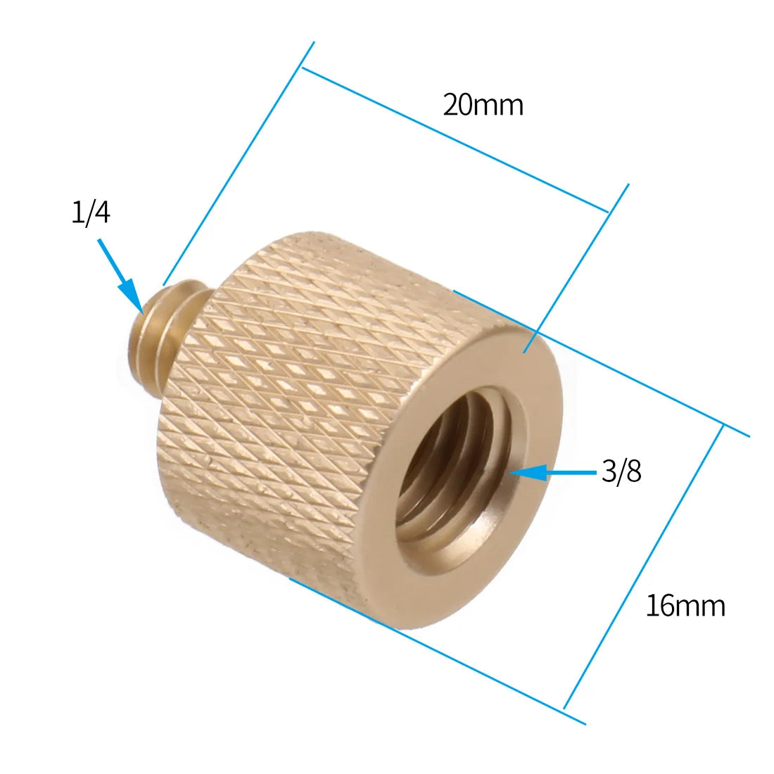 1/4 3/8 5/8"-27 M6 M5 M4 M10 Screw Converter Adapter Male Female for Tripod Microphone Flash Lights Projector SLR Camera Mount