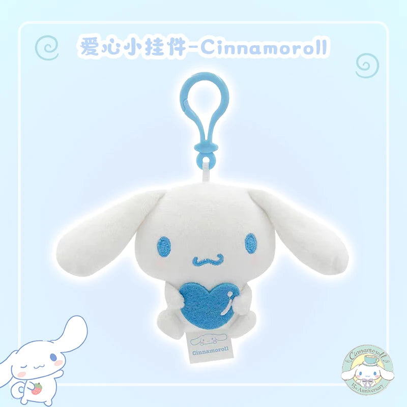 14CM Sanrio Pendant Kuromi Melody KT Cogimyun Cinnamoroll Pochacco Backpack Cute Decoration Holiday Gifts for Boys and Girls