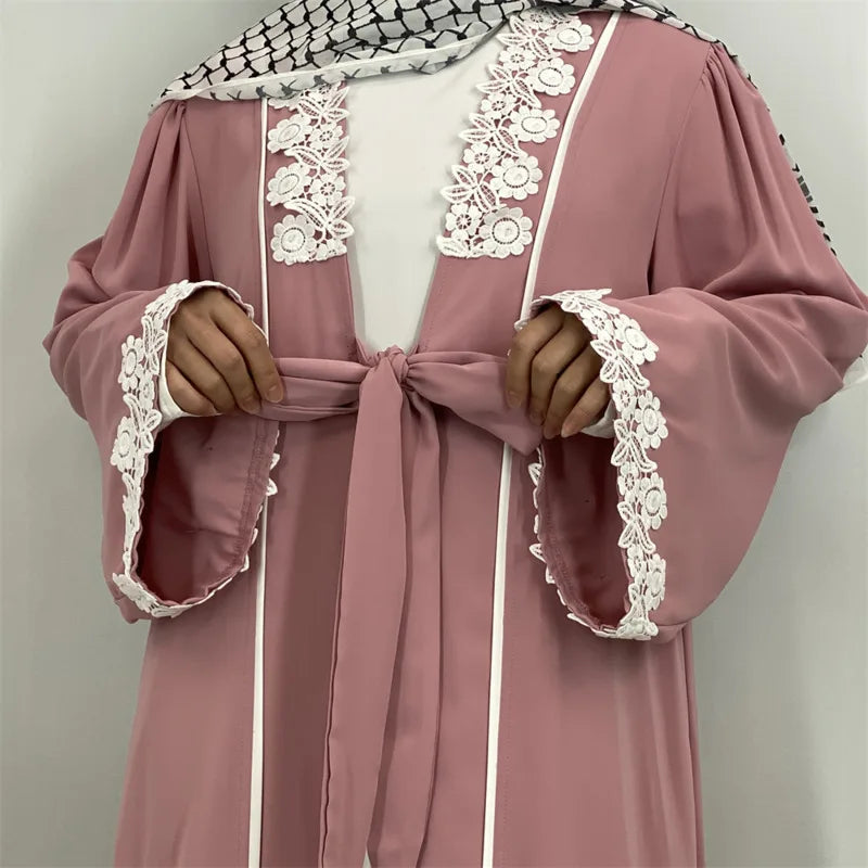 2025 Luxury Dubai Abaya Dress for Muslim Women Ramadan Eid Nida Arabia Holiday dress Jalabiya Clothing Islamic Modest Long Robe
