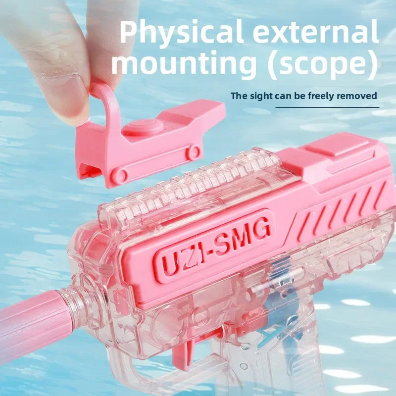 Summer Water Gun Non Electric Pistol High-pressure Full Automatic Shooting Water Beach Toy Gun for Kid Adult Interesting Game