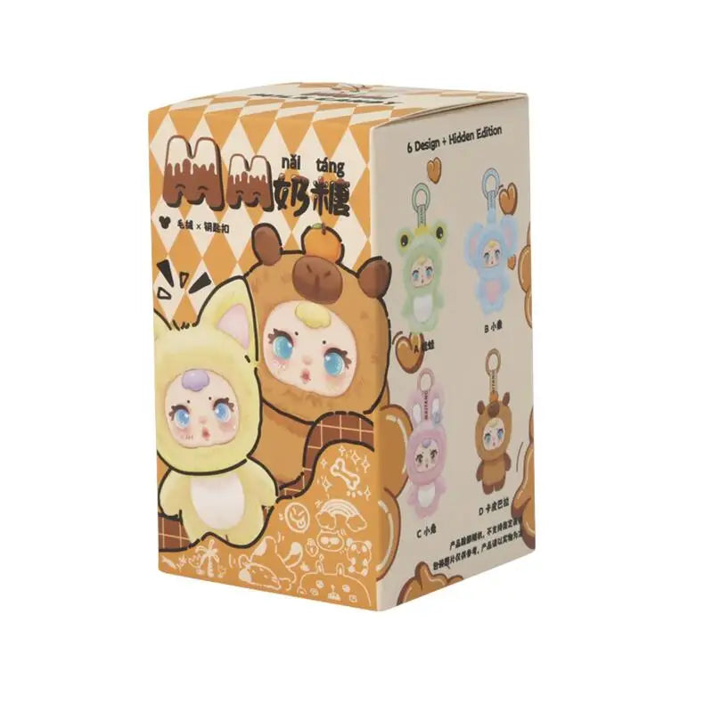 2025 New Cute Milk Candy Keychain Mysterious Blind Box Car Key Decoration Backpack Pendant Doll A Birthday Present