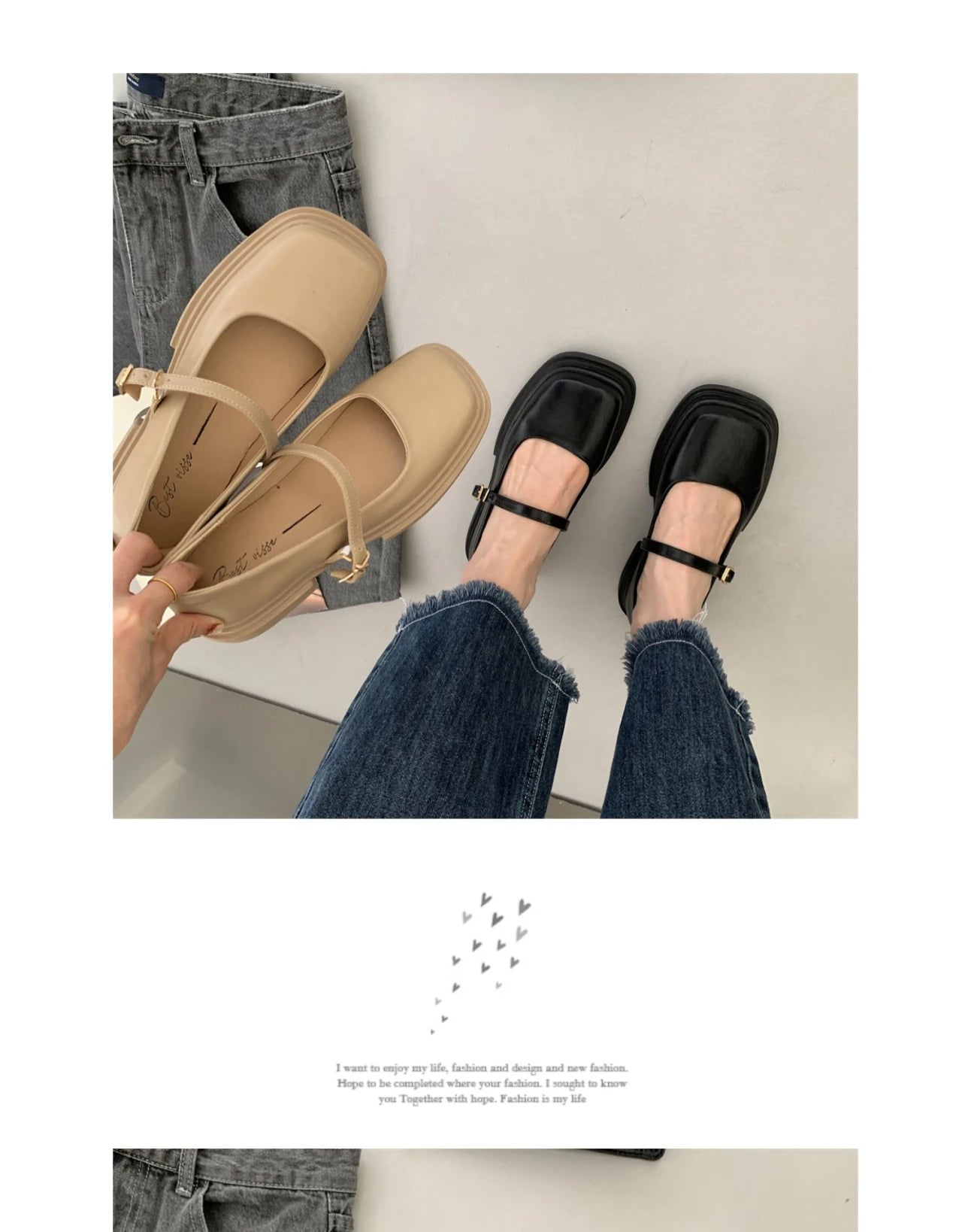 Korean Shoes Female Footwear Square Toe British Style Oxfords Women's 2025 Dress Comfortable Preppy Leather Retro Summer New Med - Belvar