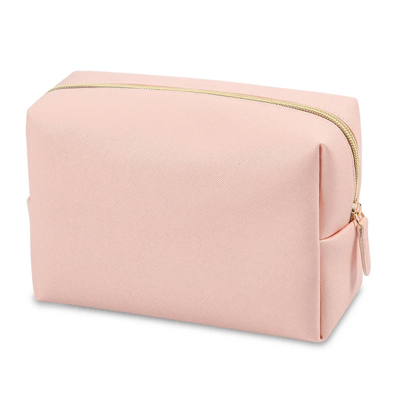 1pcs PU Leather Portable Toiletry Bags Waterproof Travel Make Up Bags for Women Small Medium Large Cosmetic Organizer Bags