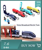 Variety Of Optional Track Magnetic Cars Multi-Purpose Vehicles Compatible Brand Wooden Scene Track Car Toys Children's Gifts W09