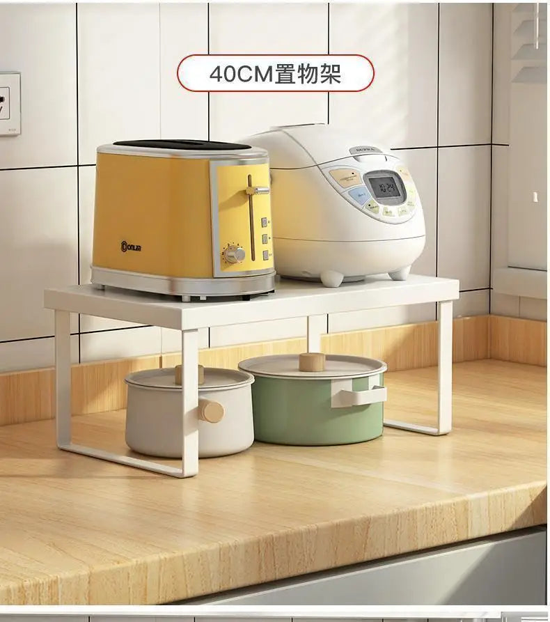 Kitchen Desktop Shelf Layered Storage Partition Small Racks for Storing Dishes Seasonings Home Storage Holders Organization