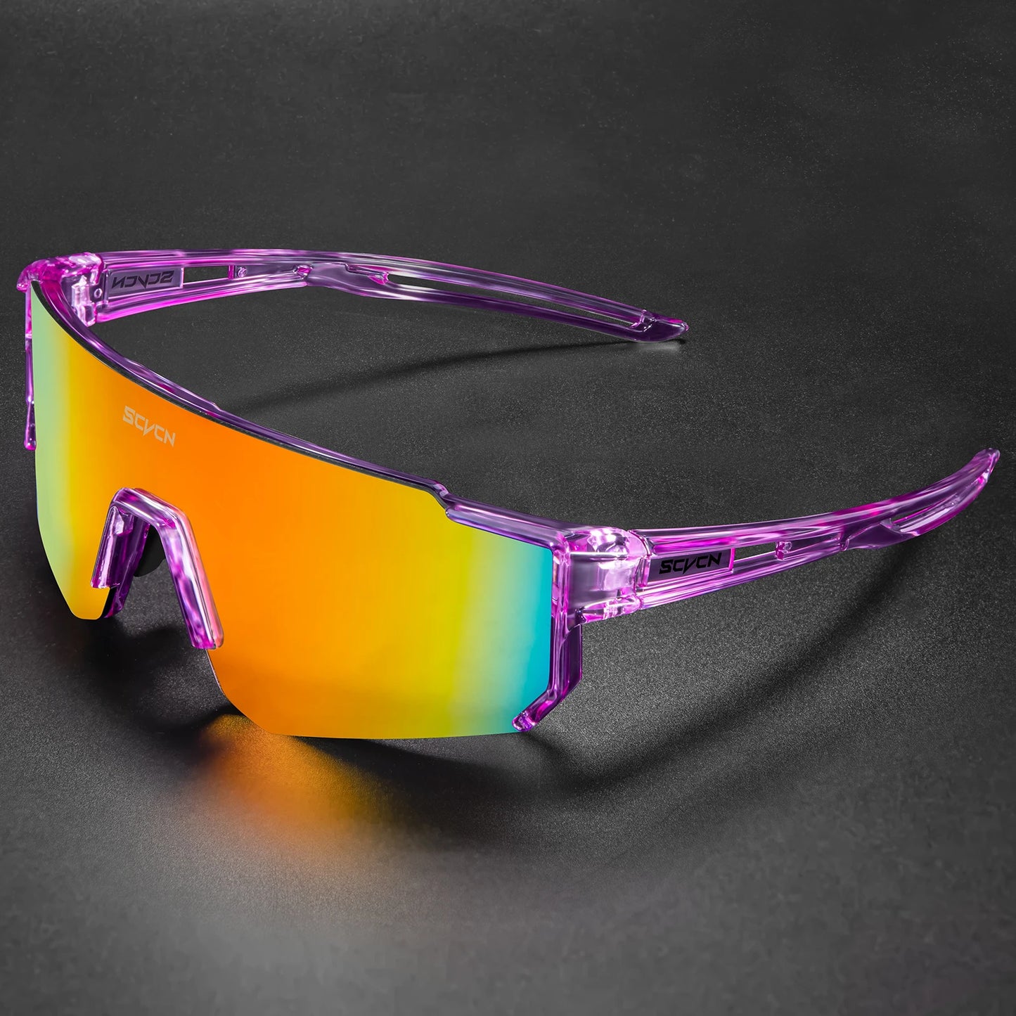 SCVCN Sunglasses for Men Sport Cycling Glasses Bike Mountain Bicycle Hiking Camping Golf UV400 Protection Glasses Women Baseball