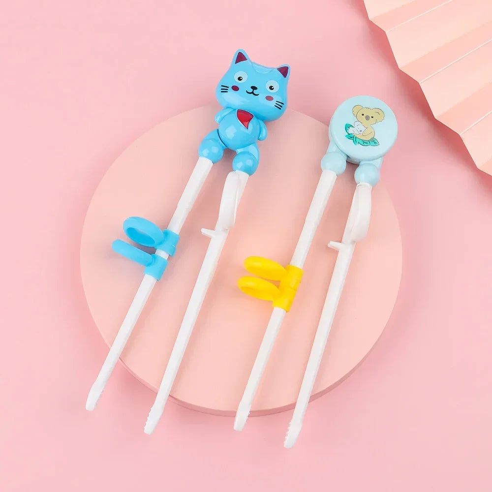 1pcs Cute Cat Kids Chopsticks Toddler for Kids Learning Training Chopsticks Aids Sushi Chopsticks Learner Helper Kids Favors