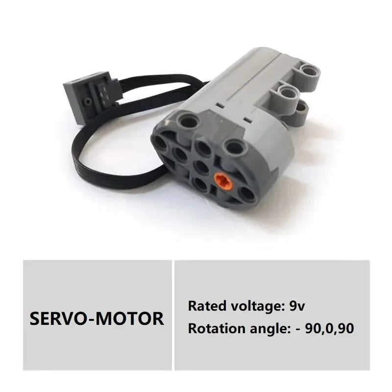 Technical Electronic Building Block MOC Refit Accessories Micro-motor RC Power Functions Parts Creative DIY Car Bricks Kids Toys