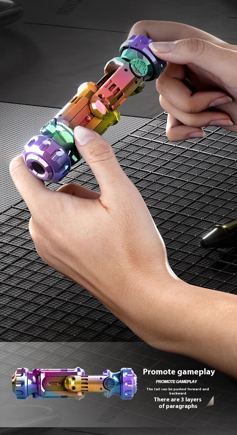 Stun Grenades Pistol Guns Novelties Sensory Metal Toy Creative Cool Things Punnk Mechanical Relieve Stress Relief Adults toys