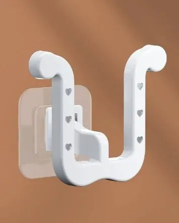 U-shaped Slipper Rack Wall Mounted Perforated Toilet Drainage Storage Rack Bathroom Wall Storage Sandal Rack Bathroom