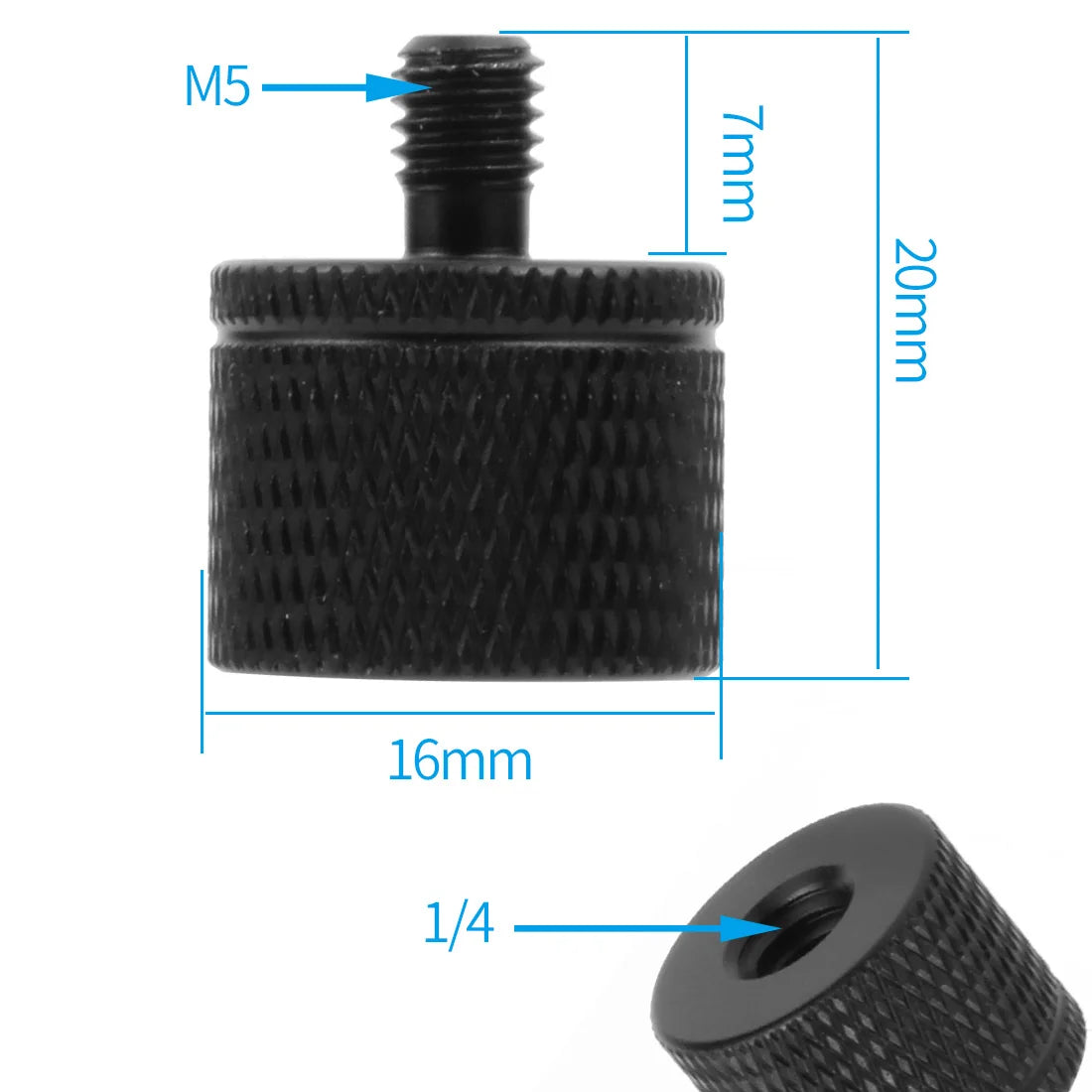1/4 3/8 5/8"-27 M6 M5 M4 M10 Screw Converter Adapter Male Female for Tripod Microphone Flash Lights Projector SLR Camera Mount