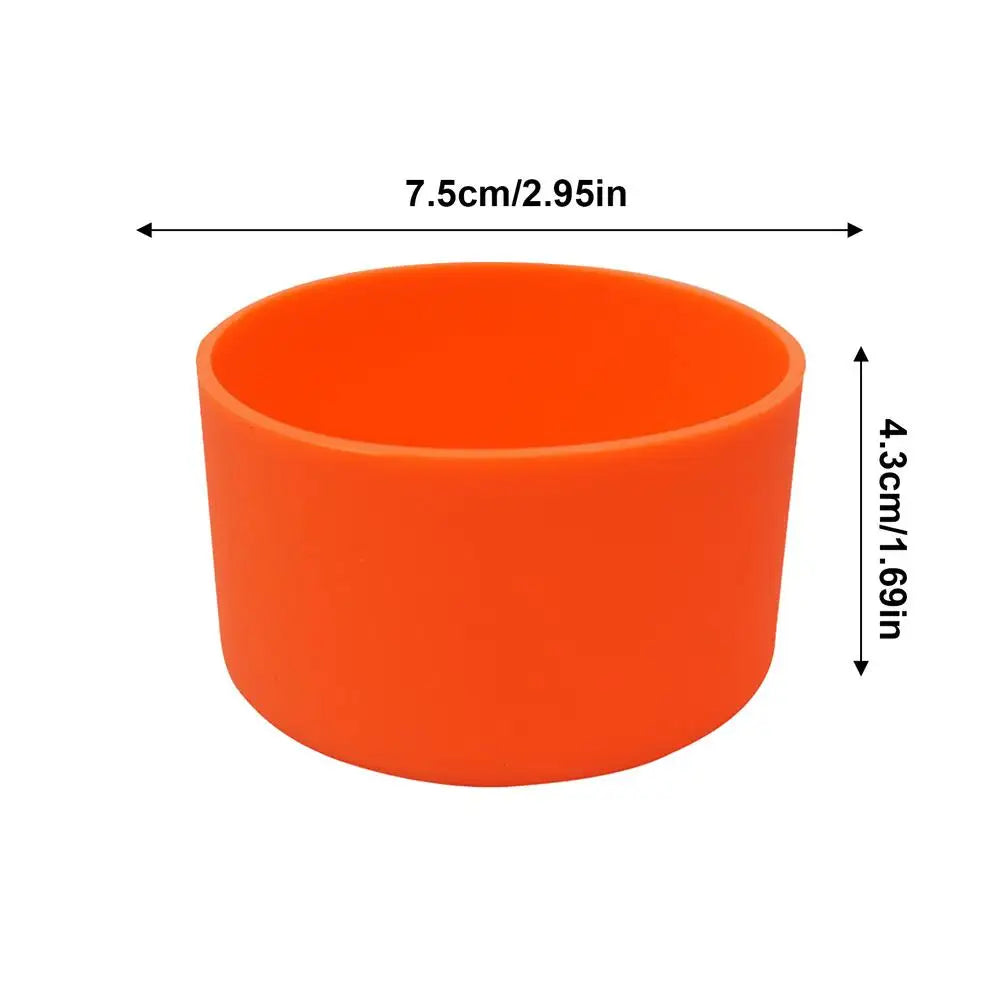 Water Bottle Silicone Boot Cover Silicone Water Bottle Boot Anti-Slip Bottom Cover Bottle Tumbler Boot Water Bottle Accessories