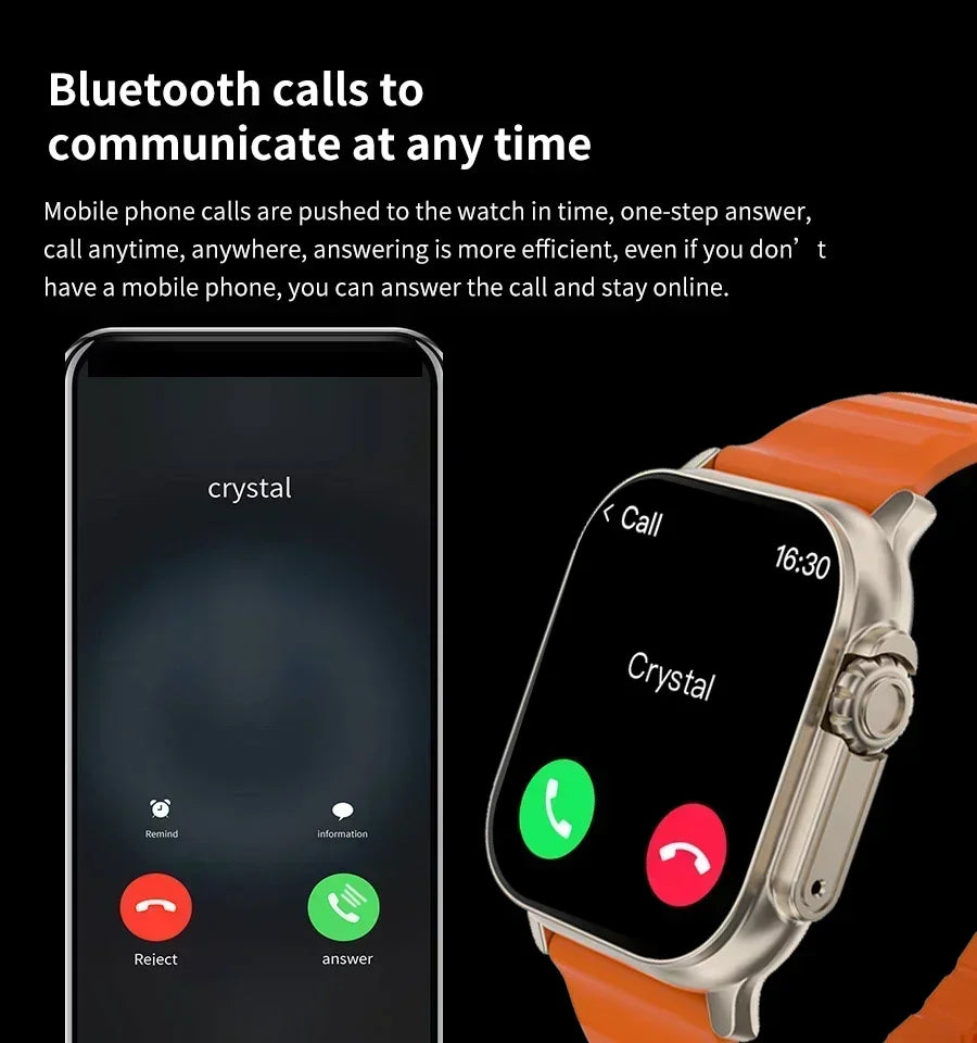 2025 Newest IWO Ultra 9 Gen 2 Smart Watch Men 49mm 2.2 inch HD Screen GPS NFC Waterproof Smartwatch Sports Fitness Watch PK HW8
