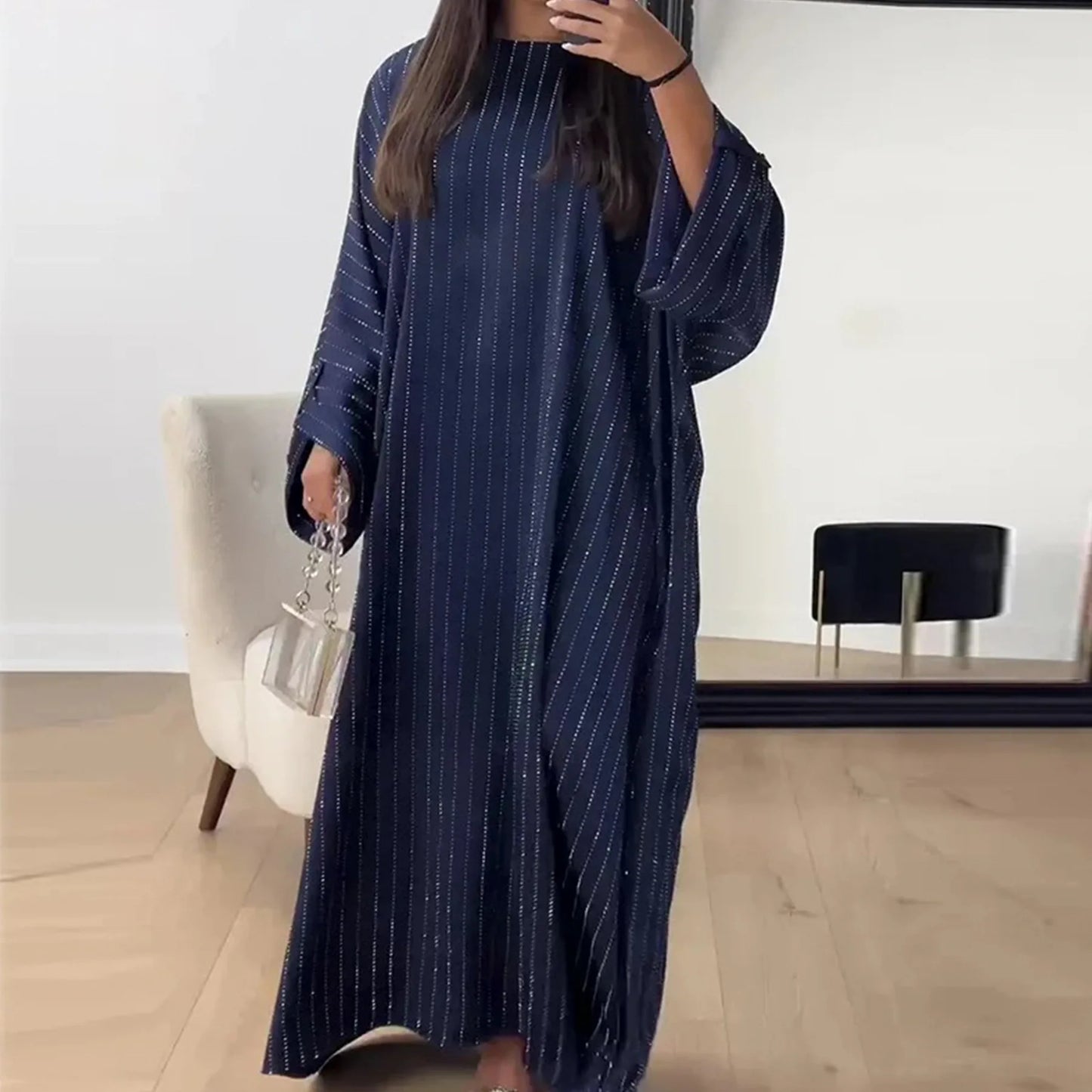 2025 Luxury Dubai Abaya Dress for Muslim Women Ramadan Eid Saudi Arabia Party Jalabiya Clothing Islamic Turkey Modest Long Robe