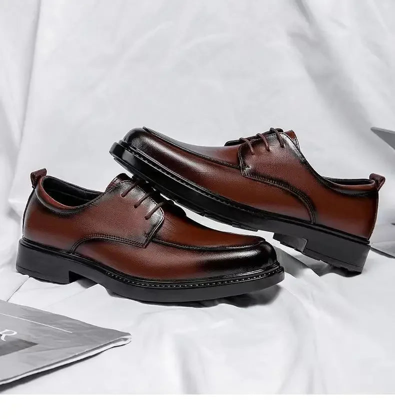 Social Shoe for Men New Dress Shoes Man Business Official 2024 Style Footwear Gentleman Cheap Liquidation Elegant and Classic 39 - Belvar