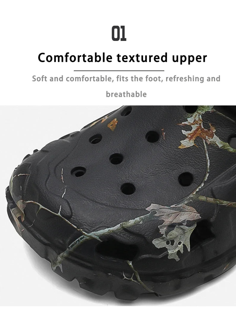 2025Men Slippers High Quality Classic Outdoor Anti-Slip Garden Shoes Lightweight Fashion Casual Sandals Sandals for Men Platform - Belvar